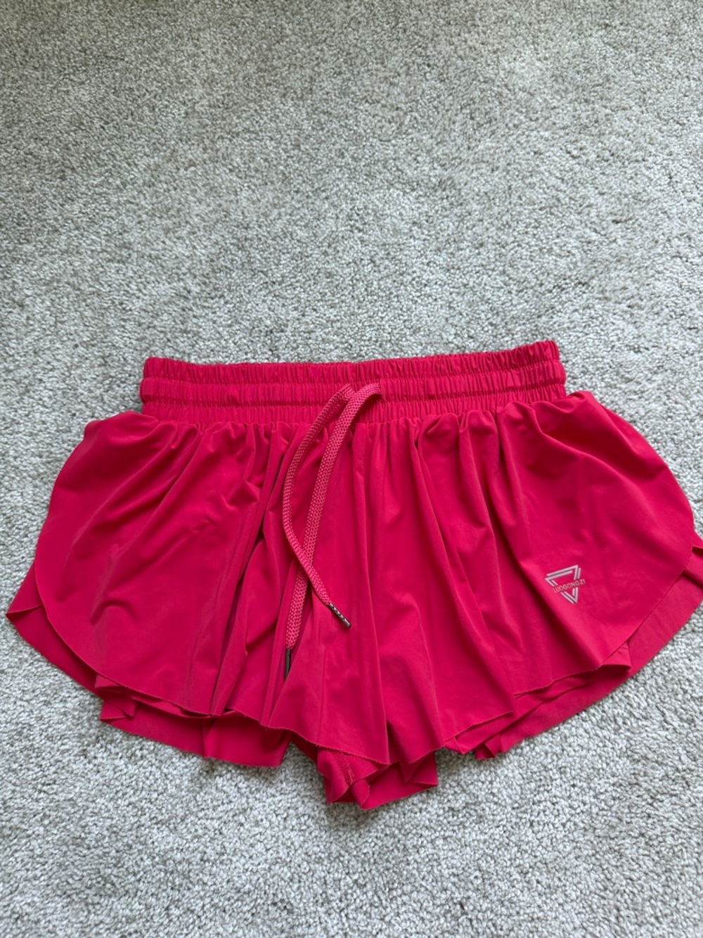 Athletic Pink Running Shorts